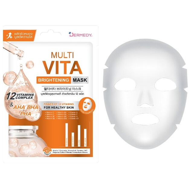 Dermedy - Multi Vita Brightening Mask 25g. (Pack of 3)