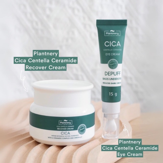 Plantnery - Cica Centella Ceramide Eye Cream 15g.