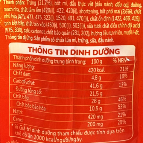 KINH DO - Solite - Layered Cream Cheese Sponge Cake Bánh Bông Lan Tầng Kem Phô Mai 115g. (5 Packs x 23g.)