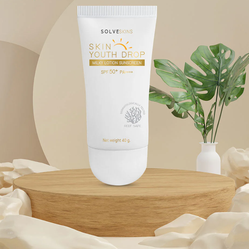 Solve Hair - Youth Drop Milky Lotion Sunscreen SPF 50+ PA++++ 40g.