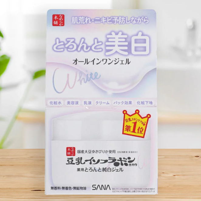 Sana Namerakahonpo - Whitening All In One Gel N 100g.