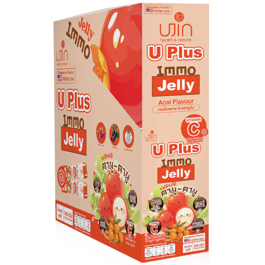 Ujin - U Plus Immo Jelly, Acai Flavor 20g. (Box of 12 sachets)