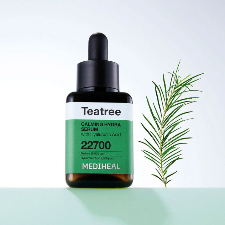 Mediheal - Bundle: 1x Mediheal Teatree Trouble Pad 170ml. (100 Pads) + 1x Mediheal Teatree Calming Hydra Serum 40ml.