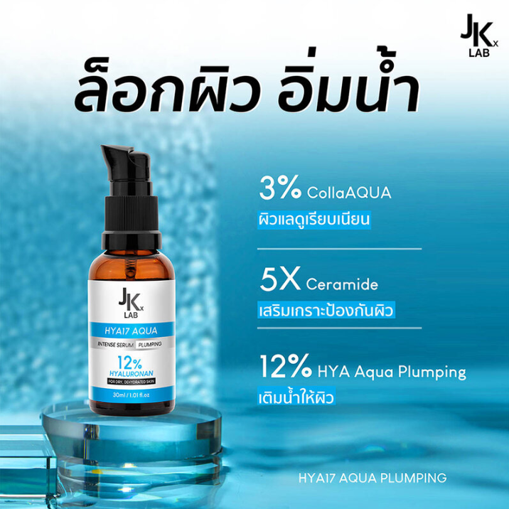 JKxLab - HYA17 Aqua Plumping Intense Serum 30ml.