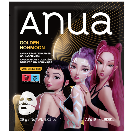 Anua - Kpop Demon Hunters Ceramide Barrier Collagen Mask 29g. (Pack of 3)