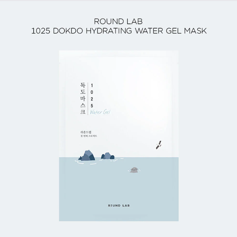 Round Lab - 1025 Dokdo Hydrating Water Gel Mask 30ml. (Pack of 3)