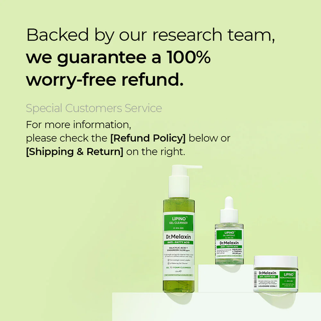 Dr.Melaxin - Lipino Anti-Fatty Acid Gel Cleanser with Salicylic Acid 150ml.
