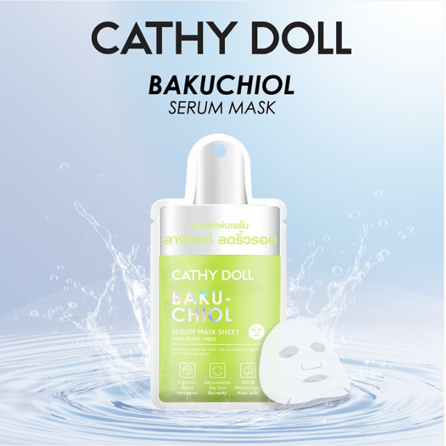 Cathy Doll - Bakuchiol Serum Mask Sheet 20g. (Pack of 6)