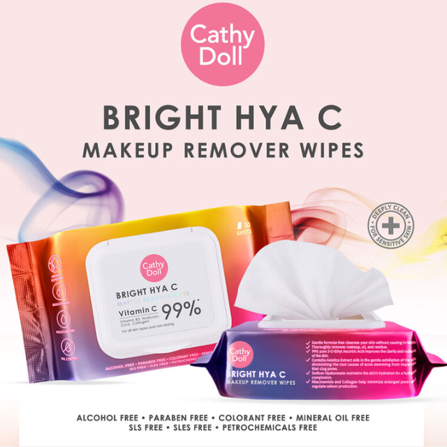 Cathy Doll - Bright Hya C Makeup Remover Wipes 30 Sheets