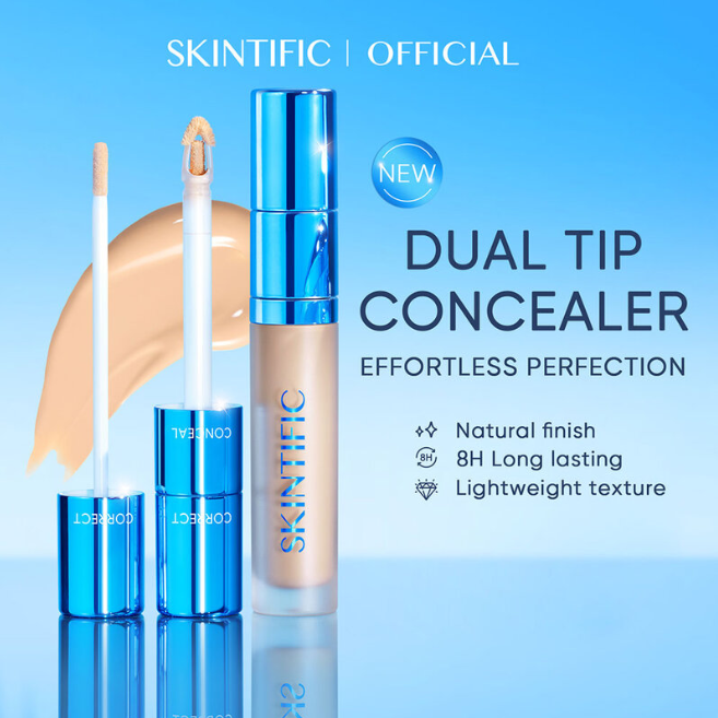 Skintific - 01W Warm Vanilla Cover Perfect Serum Concealer 5ml.