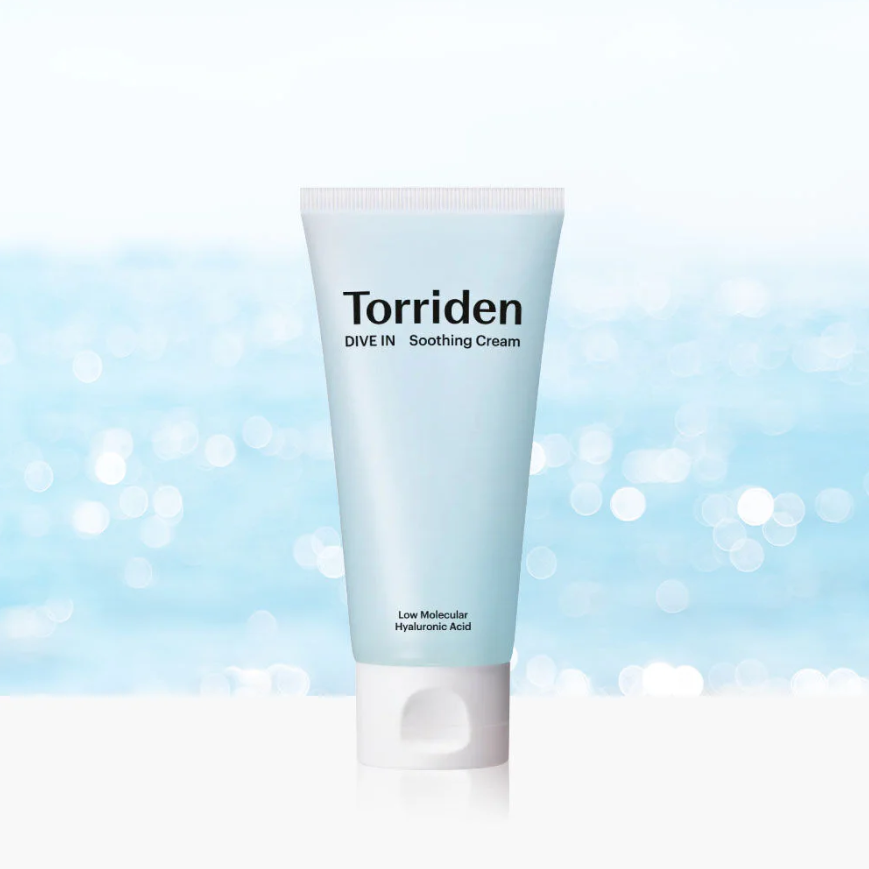 Torriden - Dive-In Low Molecular Hyaluronic Acid Soothing Cream Tube 100ml.