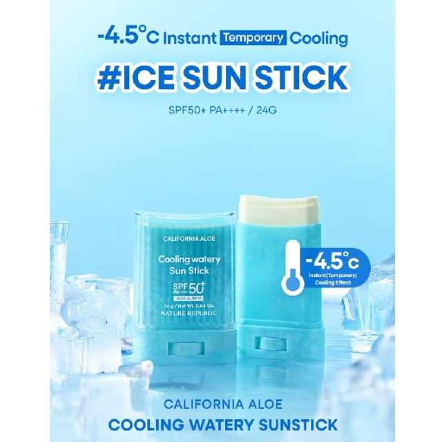 Nature Republic - California Aloe Cooling Watery Sun Stick SPF50+ PA++++ 24g.