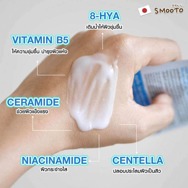 Smooto - Hya Ceramide Moisture Barrier Booster Serum 10g. (Pack of 6)