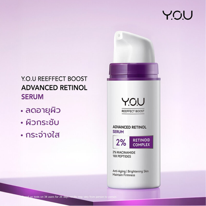 Y.O.U - Reeffect Boost Advanced Retinol Serum 30ml.