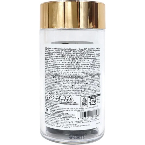 Ellips - Hair Vitamin Shiny Black Donald Jar (30 capsules)