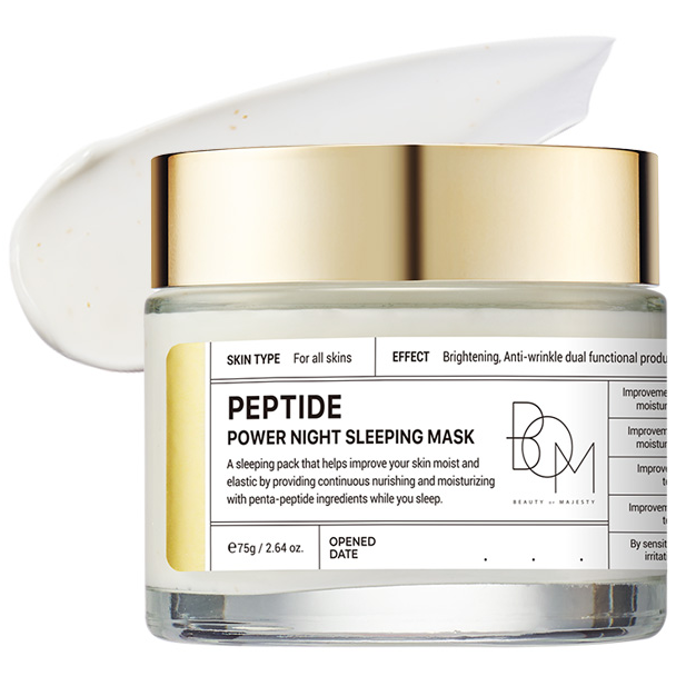 BOM - Beauty of Majesty - Peptide Power Night Sleeping Mask 75g.