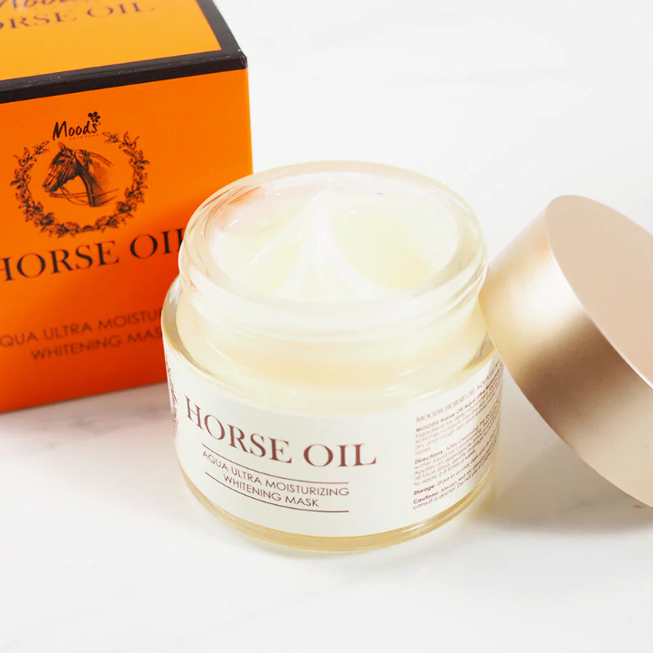 Moods Skin Care - Horse Oil Aqua Ultra Moisturizing Whitening Mask 100ml.