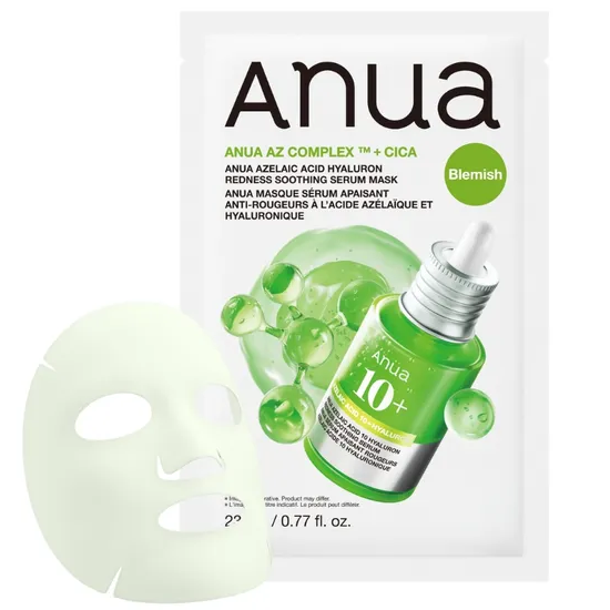 Anua - Azelaic Acid Hyaluron Redness Soothing Serum Mask 23ml. (Pack of 6)