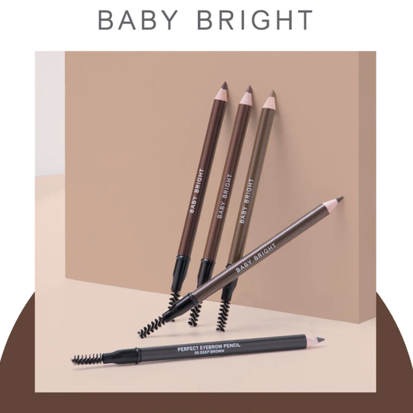 Baby Bright - Perfect Eyebrow Pencil #04 Dark Brown 1.2g.