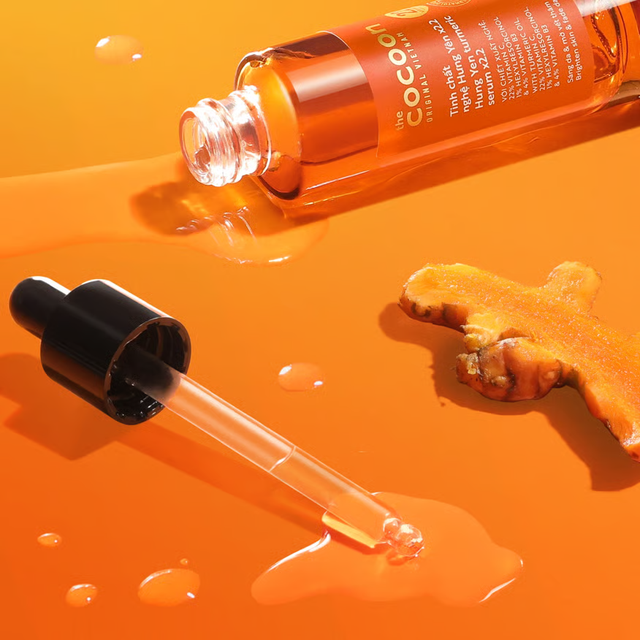 Cocoon Vietnam - Hung Yen Turmeric Serum x2.2 (Tinh Chất Nghệ Hưng Yên) with Turmeric Extract & Vitamin C 30ml.