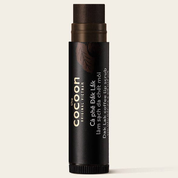 Cocoon Vietnam - Dak Lak Coffee Lip Scrub (Cà Phê Đắk Lắk Làm Sạch Da Chết Môi) with Macadamia Oil & Shea Butter 5g. (Pack of 3)