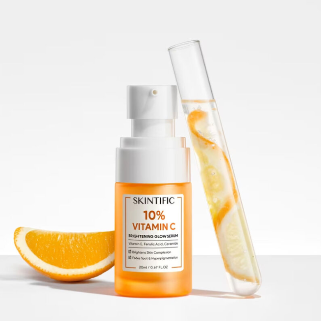 Skintific - 10% Vitamin C Brightening Glow Serum 20ml.