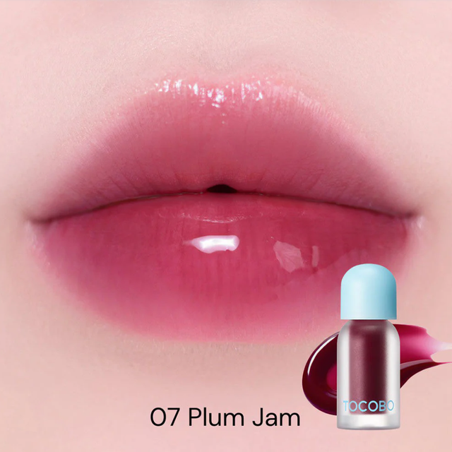 TOCOBO - Plum Jam, Juicy Berry Plumping Lip Oil 4g.