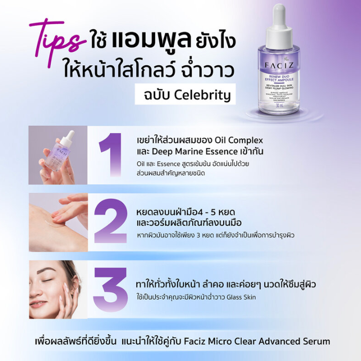 Faciz - Renew Duo Effect Ampoule 30ml.