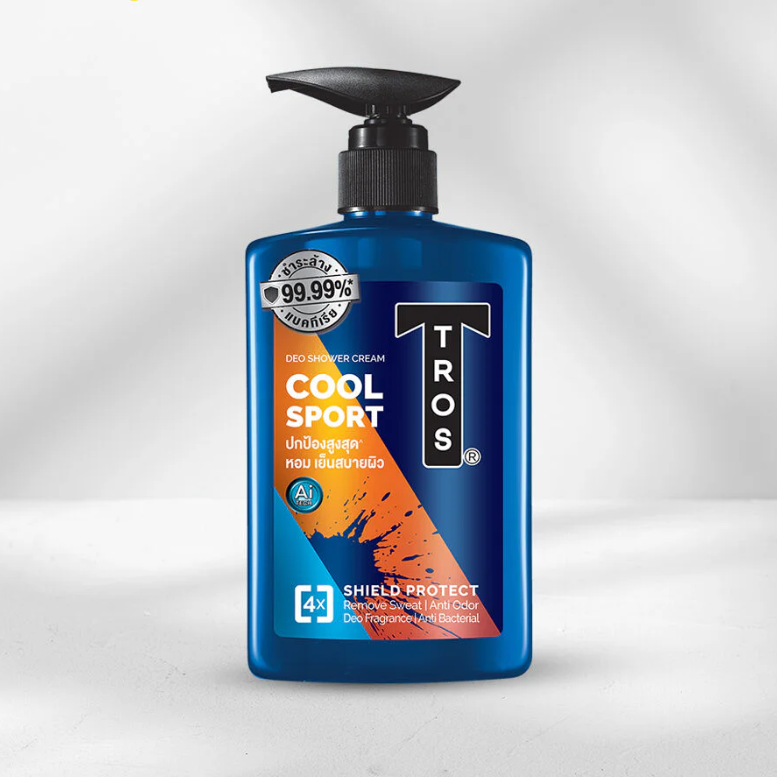 TROS - Orange Deo Shower Gel Cool Sport 450ml.