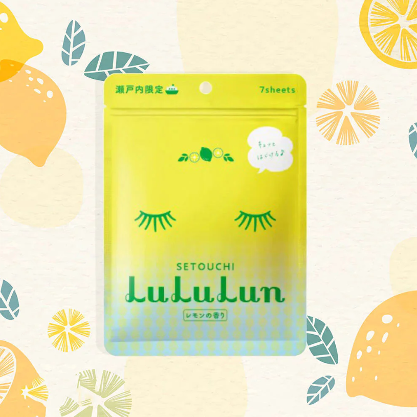 Lululun - Premium Setouchi Lemon Face Mask (Pack of 3 x 7 sheets)