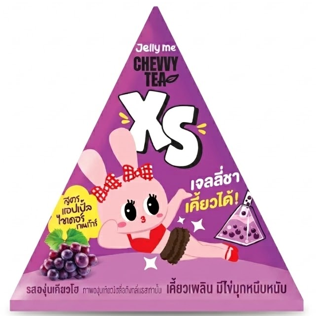 Handy Herb - Jelly Me Chevvy Tea XS, Apple Cider and Kyoho Grape Flavor (Pack of 3)