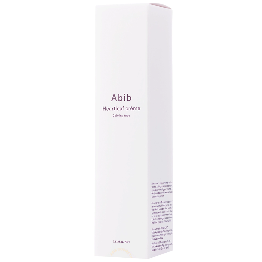 Abib - Heartleaf Crème Calming Tube 75ml.