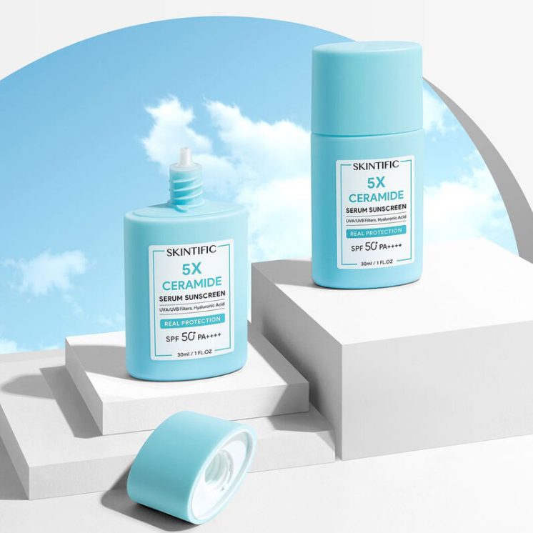 Skintific - 5X Ceramide Serum Sunscreen SPF50+ PA++++ 30ml.