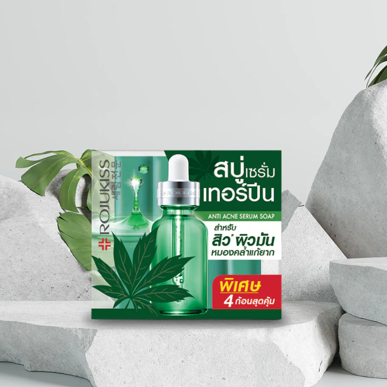 Rojukiss - Anti Acne Serum Soap 30g. (Pack of 4)