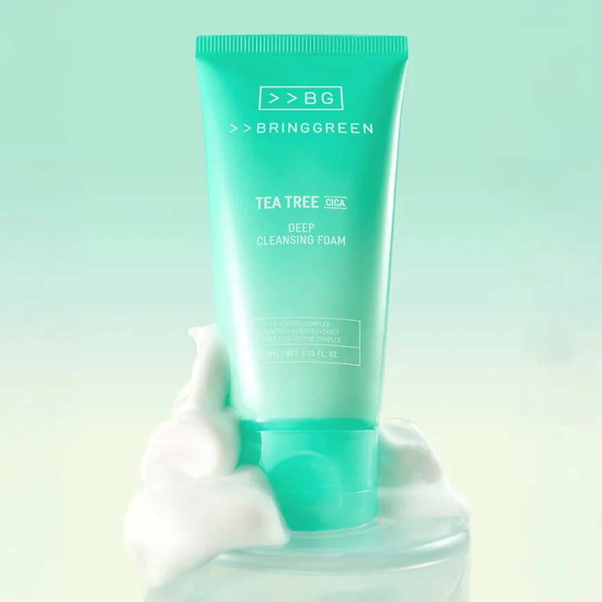 Bringgreen - Tea Tree Cica Deep Cleansing Foam 120ml.