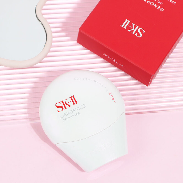 SK-II - Genoptics CC Primer SPF50+/PA ++++ #Rosy 30g.