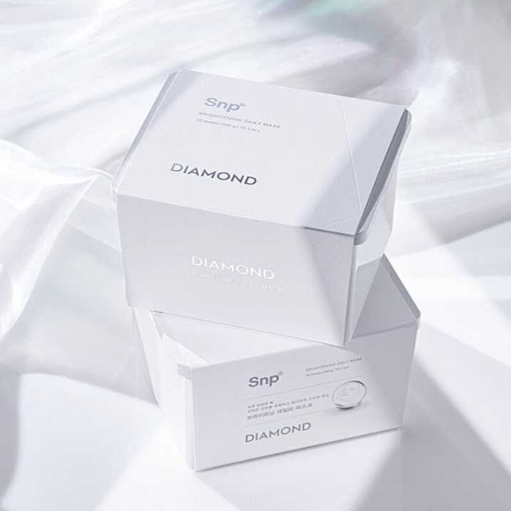 SNP - Diamond Brightening Daily Mask 350g. (30 Sheets)