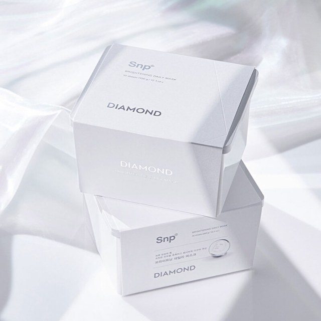 SNP - Diamond Brightening Daily Mask 350g. (30 Sheets)