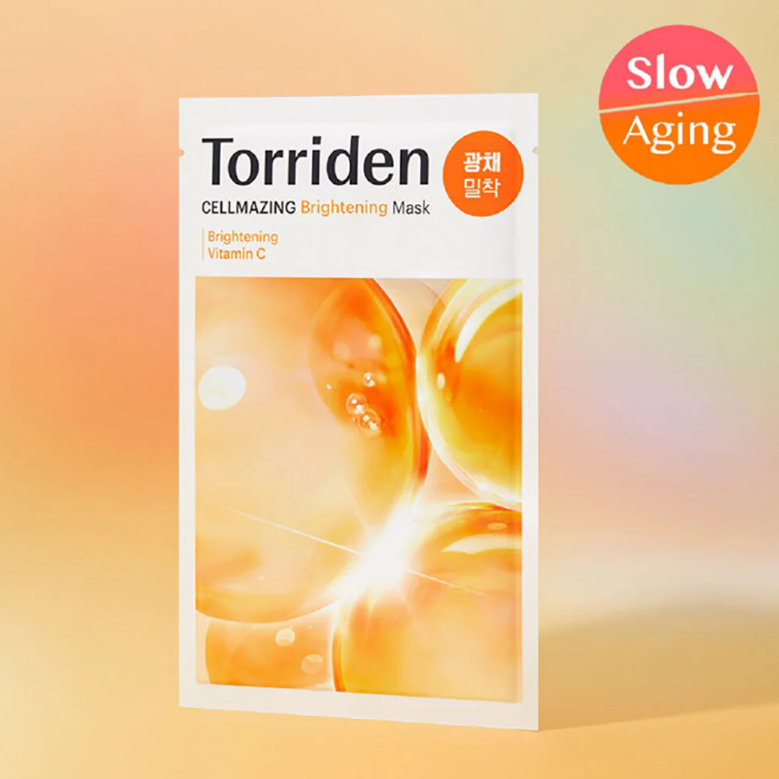 Torriden - Cellmazing Brightening Mask with Vitamin C 26ml. (Pack of 6)