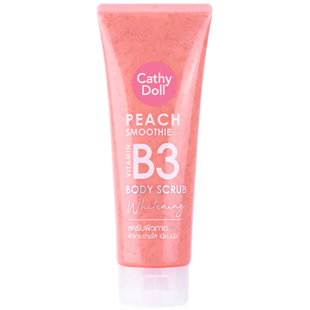 Cathy Doll - Peach Smoothie Vitamin B3 Body Scrub Whitening 320g.