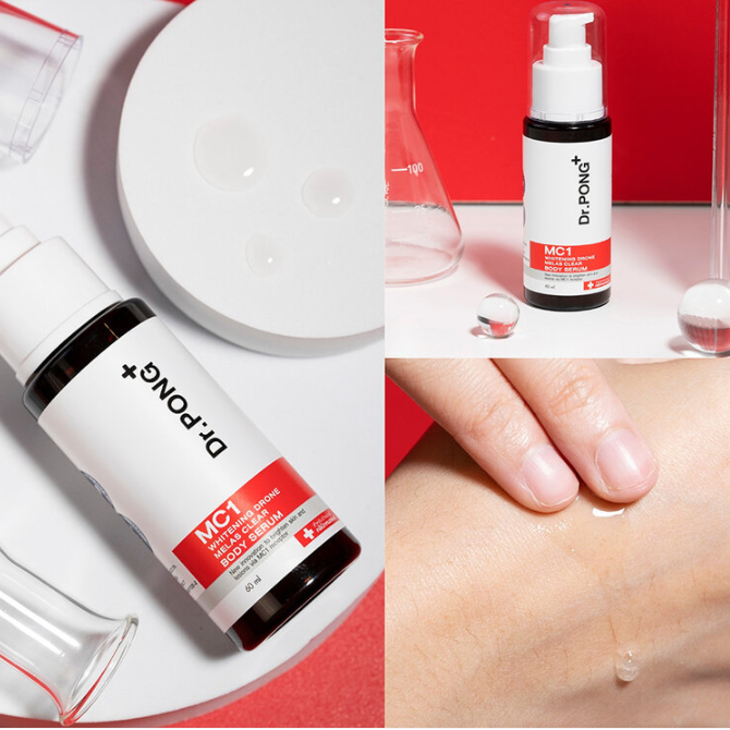 Dr.PONG - MC1 Whitening Drone Melas Clear Body Serum 60ml.