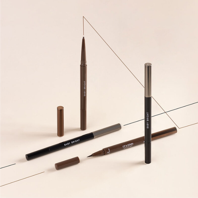 Baby Bright - Up & Down Duo Eyeliner #01 Midnight Black 0.1g.+0.35g.