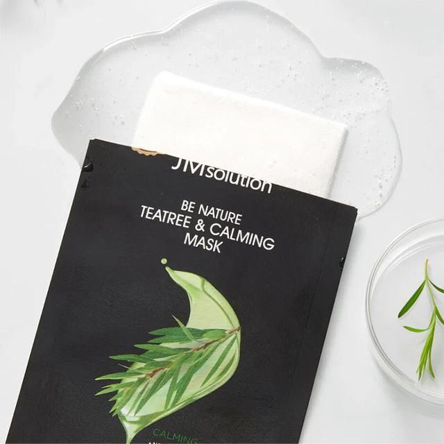JM Solution - Be Nature Teatree & Calming Mask 24ml. (Pack of 3)