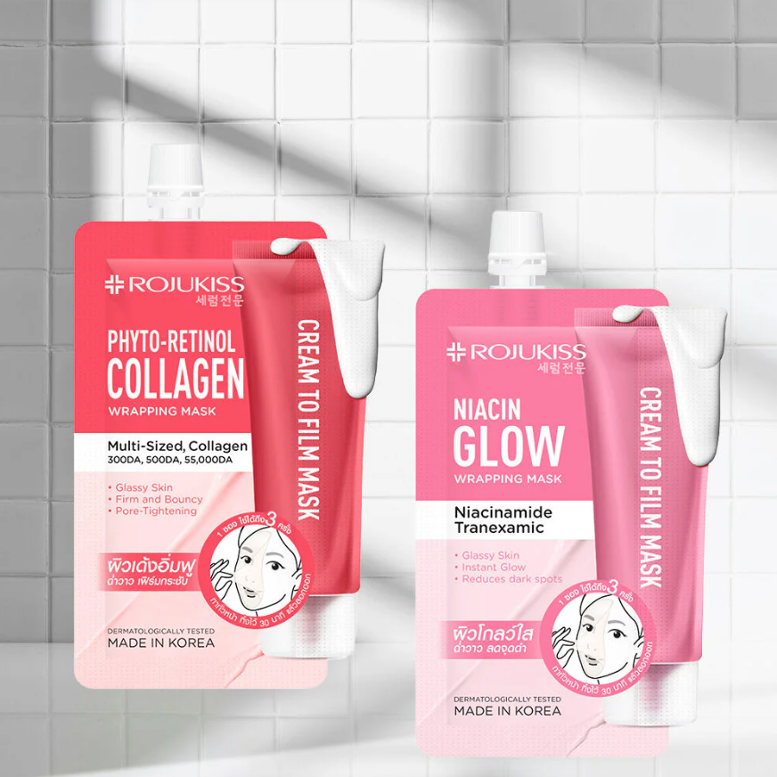 Rojukiss - Niacin Glow Wrapping Mask 10ml. (Pack of 3)