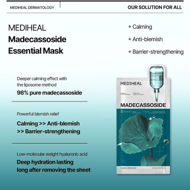 Mediheal - Madecassoside Essential Mask Blemish Repair 24ml. (Pack of 4)