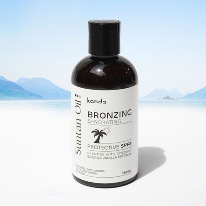 Kanda - Suntan Oil Protective SPF8 180ml.