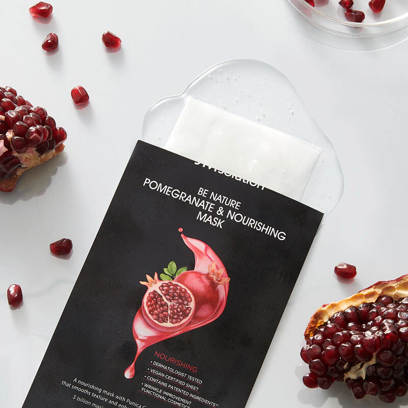 JM Solution - Be Nature Pomegranate & Nourishing Mask 24ml. (Pack of 3)