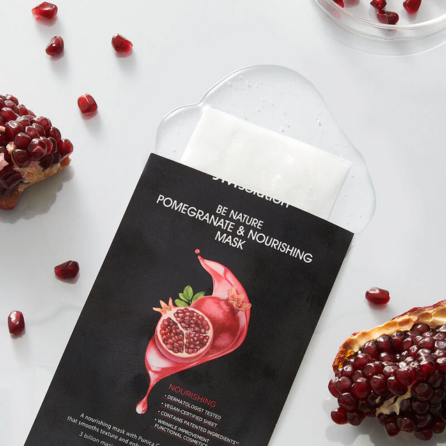 JM Solution - Be Nature Pomegranate & Nourishing Mask 24ml. (Pack of 3)