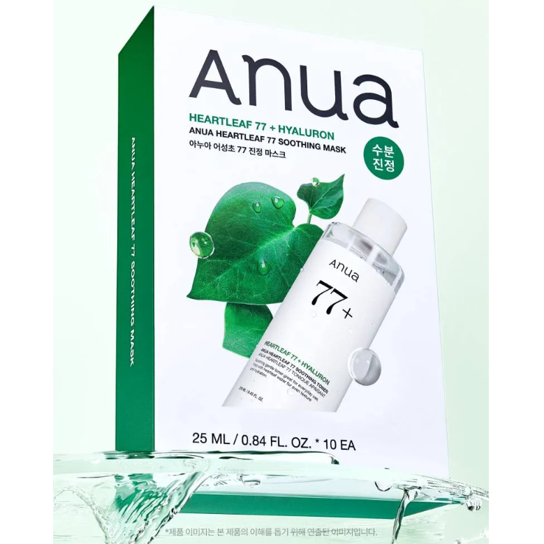 Anua - Heartleaf 77 Soothing Mask 25ml. (Pack of 6)