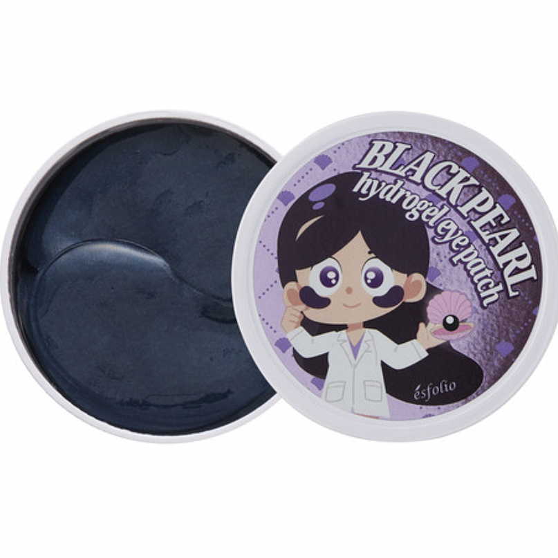 Esfolio - Black Pearl Hydrogel Eye Patch (60 Sheets Mask)